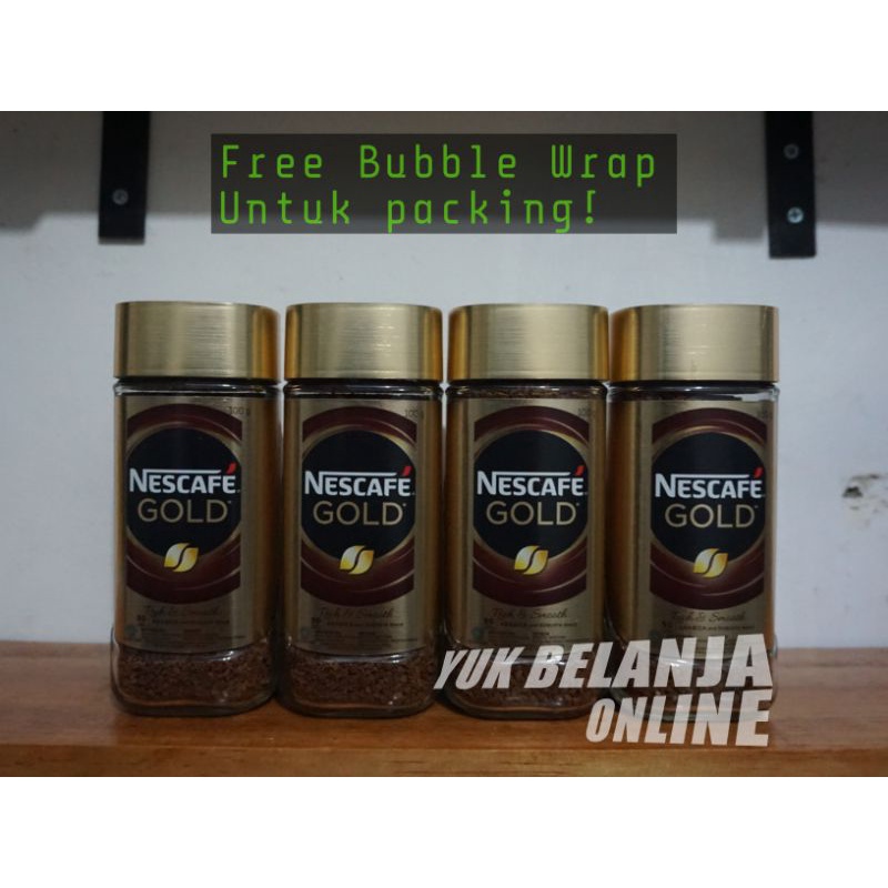 NESCAFE Gold Rich &amp; Smooth 100g Kopi Instan Kopi Hitam 100g Jar