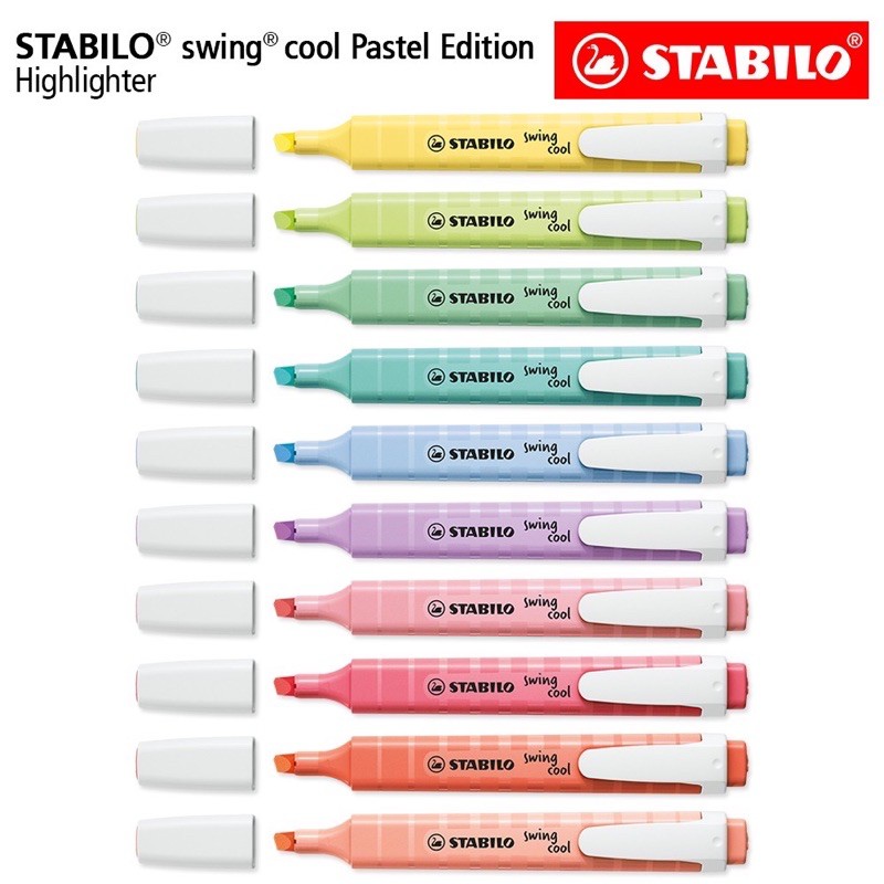 

Stabilo Swing Cool Pastel Highlighter / Stabilo warna Pastel
