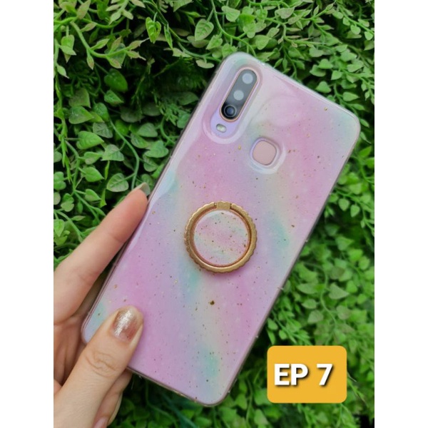 EP Softcase Epoxy Gliter iRing ip 6G 6plus 7plus ip X ip 11 11pro  ip 12 12pro 12 mini 12pro max