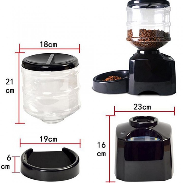 Perfect Pet Dinner Automatic Feeder For Cats &amp; Dogs - Dispenser Tempat Makanan Anjing &amp; Kucing