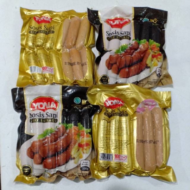 

YONA sosis sapi bakar 6s/12s 500gr