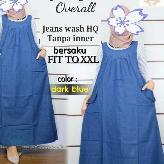  NEW Livi jumbo Overall jeans bumil  size fit to XXL 