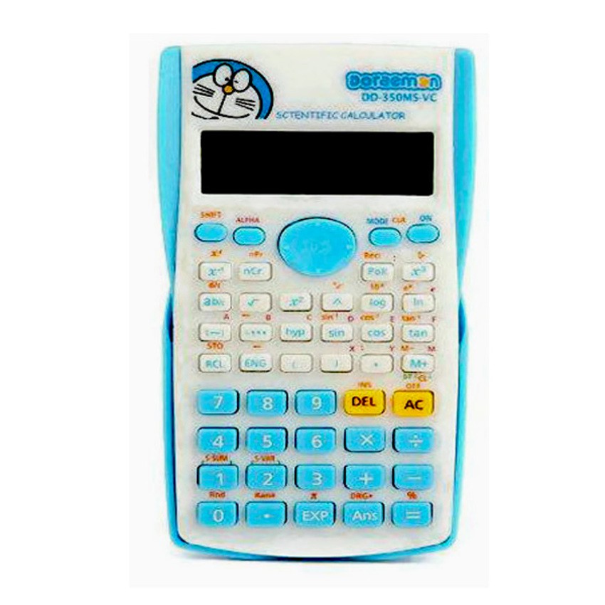 

Calculator Kalkulator Scientific DORAEMON DD-350MS-VC ORIGINAL TERMURAH TERBAIK TERLARIS