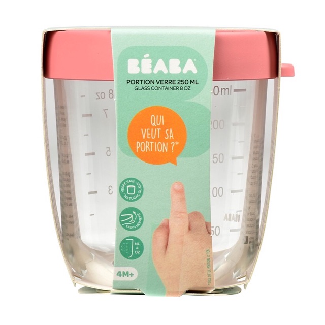 Beaba Conserv Glass Jar / Wadah Makanan Gelas Takar Kaca