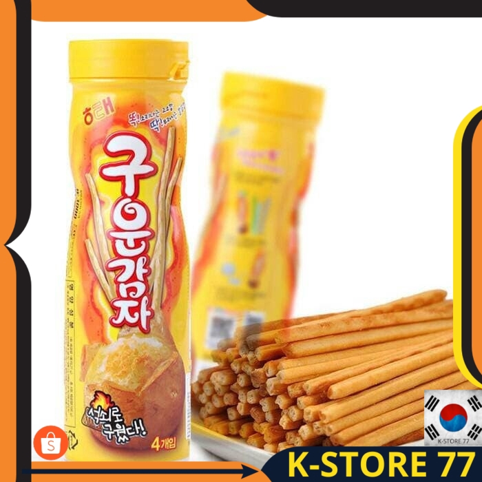 

MAKANAN KOREA HALAL/KOREAN FOOD/SNACK KOREA HAITAI POTATO BAKED STICK-KENTANG PANGGANG IMPORT ORI