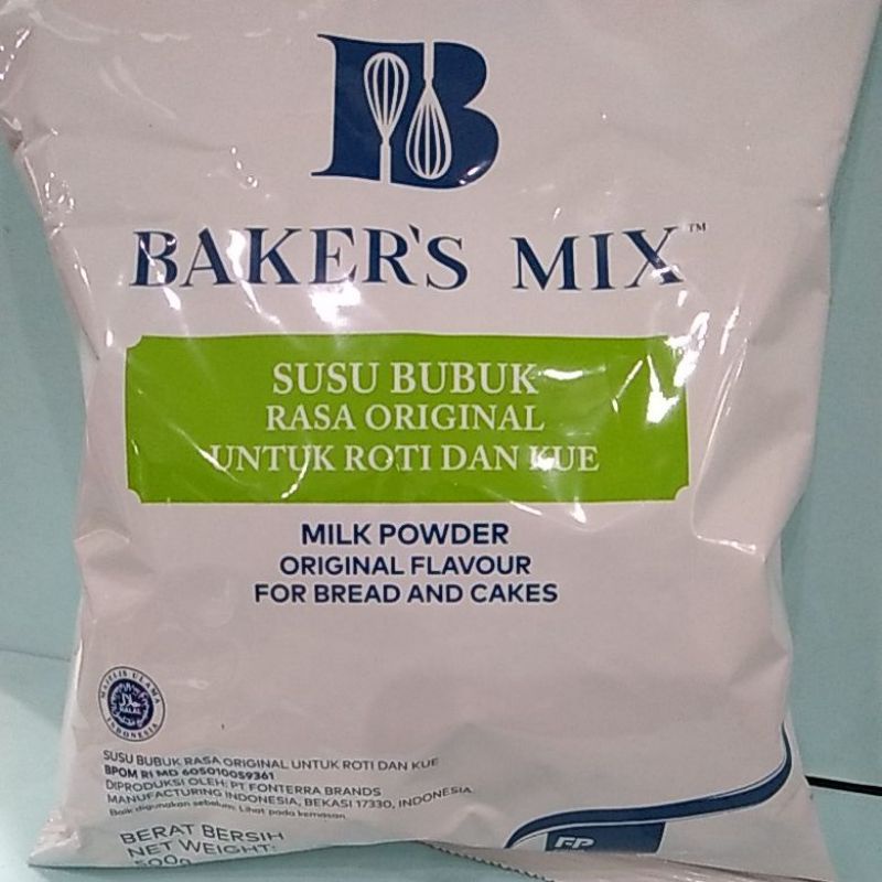 SUSU BUBUK BAKER'S MIX RASA ORIGINAL UNTUK ROTI DAN KUE 500 gr