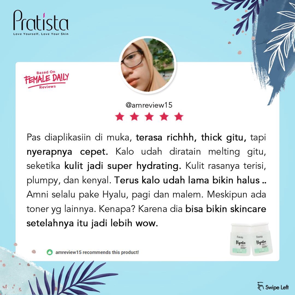 Pratista - [Bundling] Hyalu Hydrating Toner &amp; Derma Pure Cream