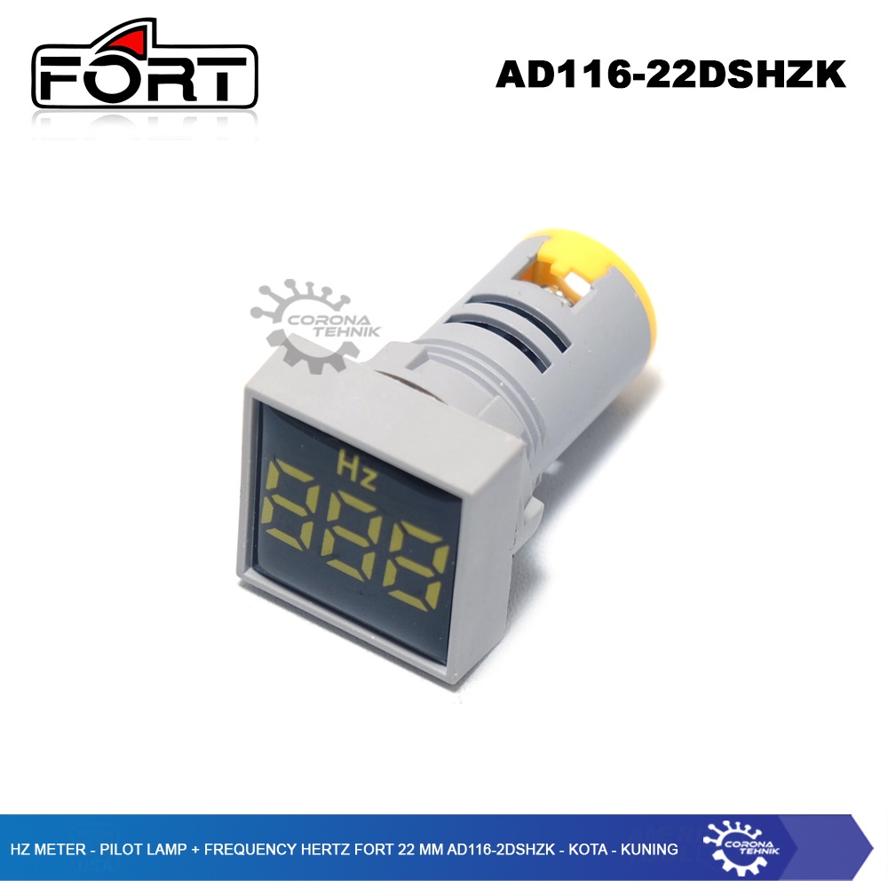 Pilot Lamp Frequency Hertz FORT 22 mm AD116-2DSHZK - Kotak - Hz Meter