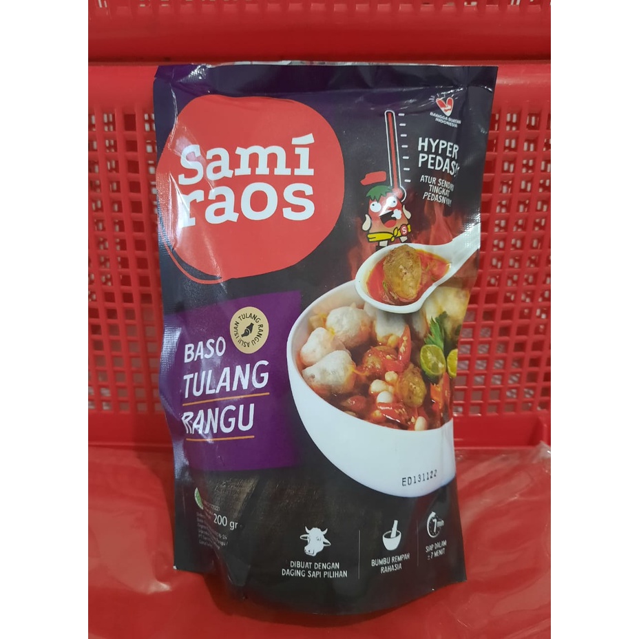 

Sami Raos Baso Tulang Rangu asli GARUT enak pedes nampol