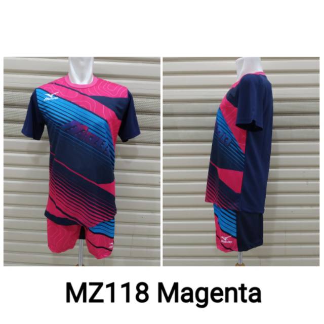 Setelan Kaos Volley / Baju Voli MZ118 Printing