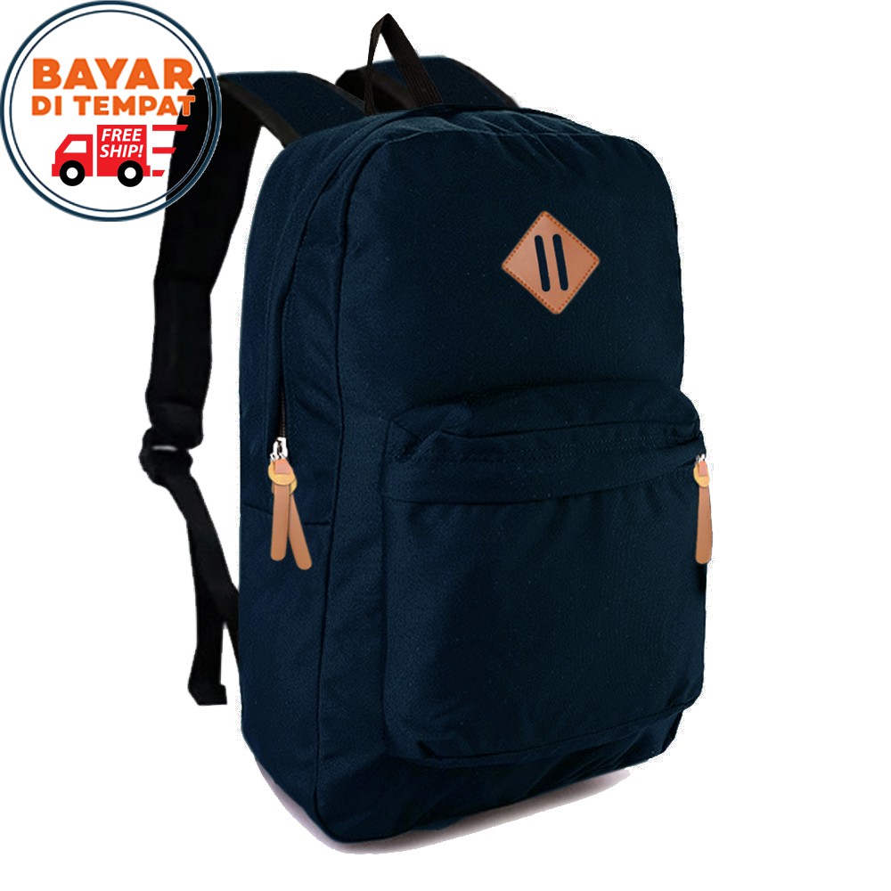 SHOPEE 7.7 BOMBASTIS SALE!! Backpack Pria Wanita PMP20354 Tas Ransel Laptop Tas Pria Wanita 16 Inchi - Blue