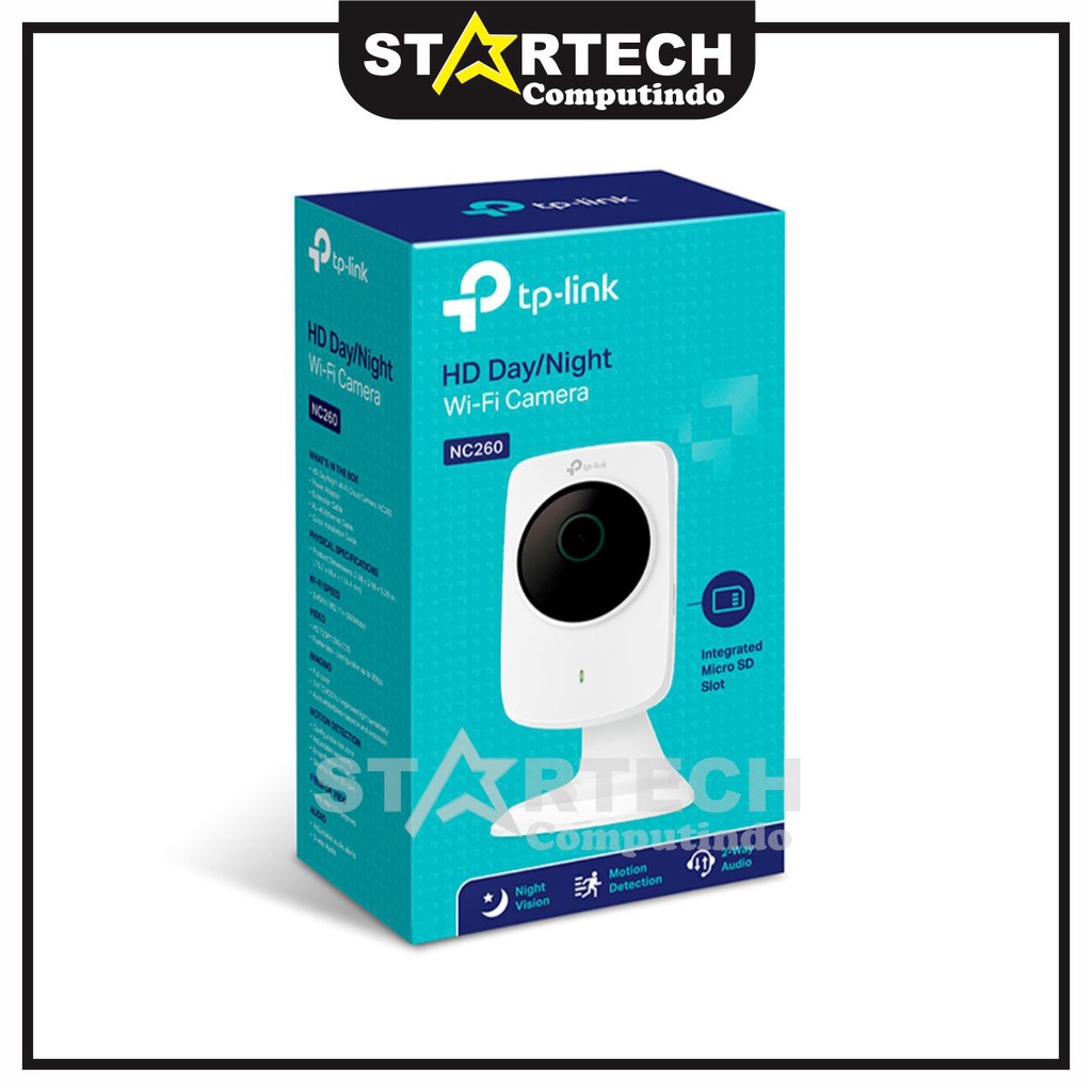 TP-LINK NC260 HD Day/Night Wi-Fi Camera IP CCTV - Putih