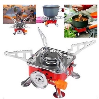 Kompor Berkemah Portabel untuk Kompor Mobil Memasak Mendaki Kompor Gunung Gas Kovar Portable Mini Mo