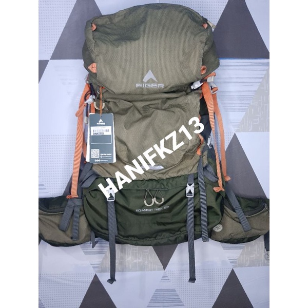 equator trek 65l olive second