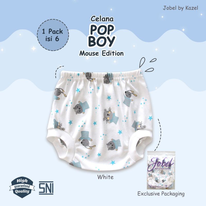 Jobel Celana Pop Boy Mouse Edition (0 sd 24 bulan)