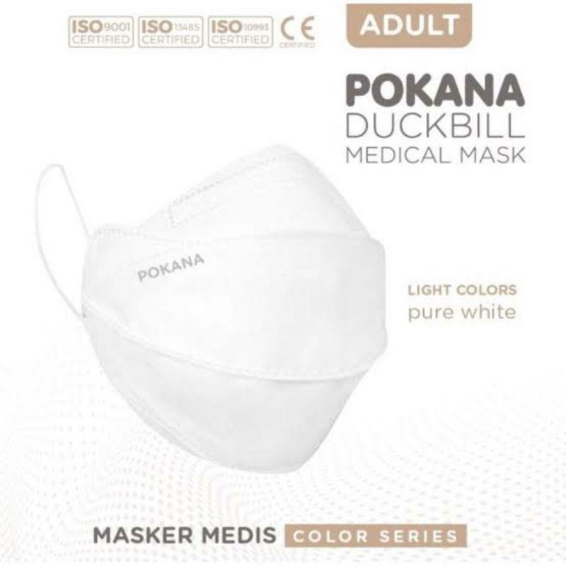 Pokana masker duckbill 3 ply dewasa per 1 pcs