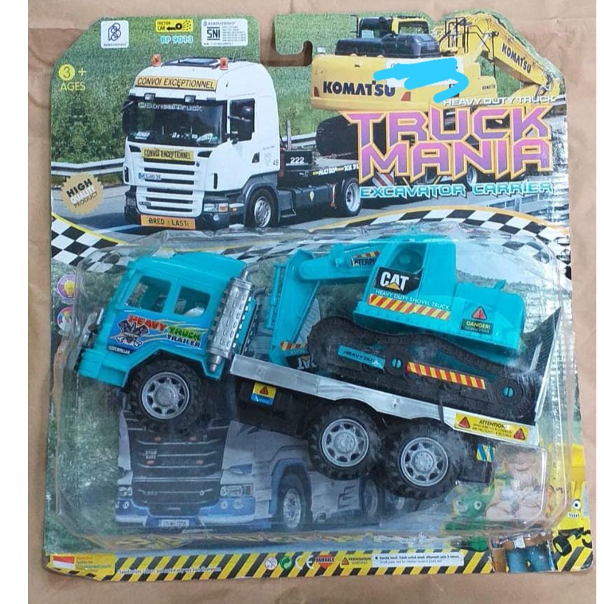 Mainan mobil truck mania BP9013 mainan mobil truck angkat beko mainan anak laki laki