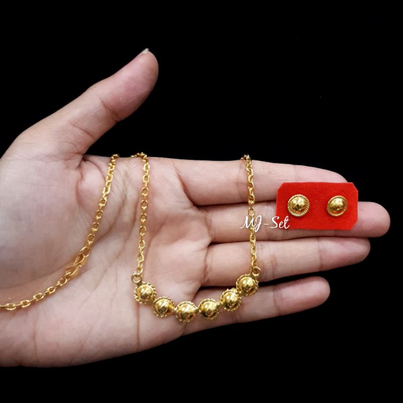 Kalung Replika Emas 24k (percis seperti Emas asli)
