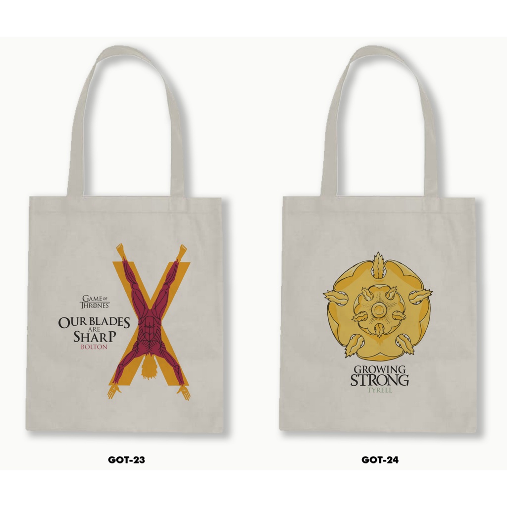 TOTE BAG BLACU- GAME OF THRONES 02