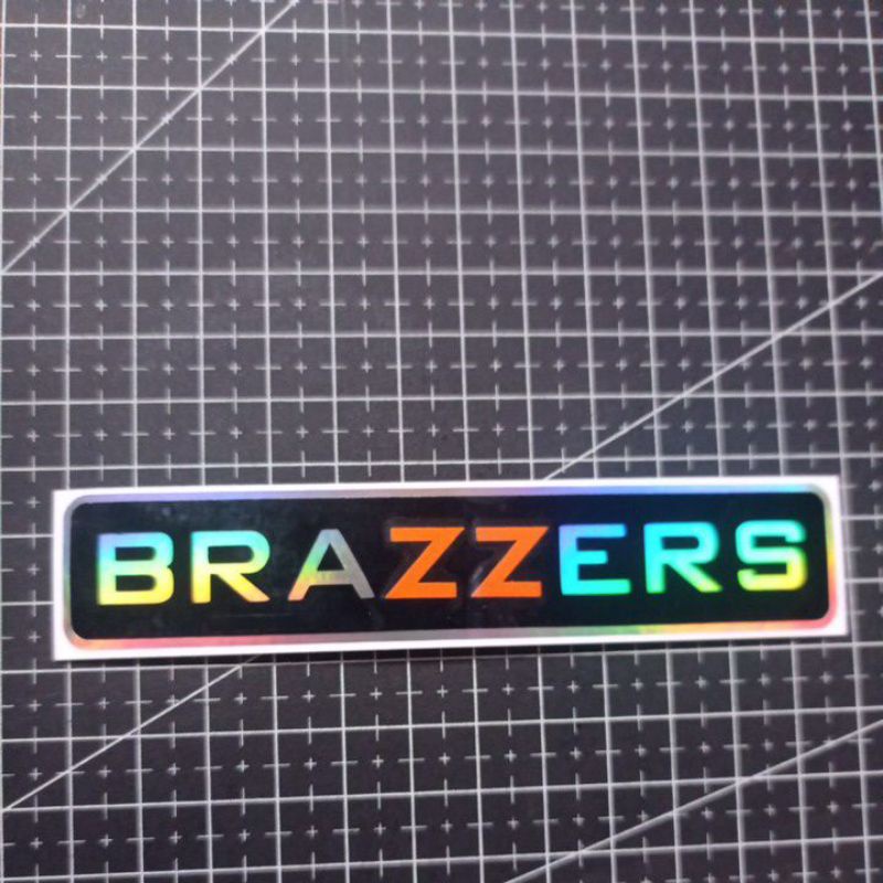 STICKER BRAZZERS CUTTING