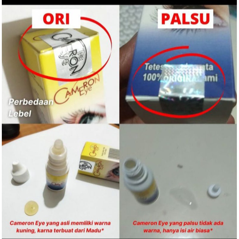 ( COD ) DIJAMIN ORIGINAL  Madu Gurah Mata The Cameron Eye Obat Tetes Mata Buram Katarak Minus Rabun 