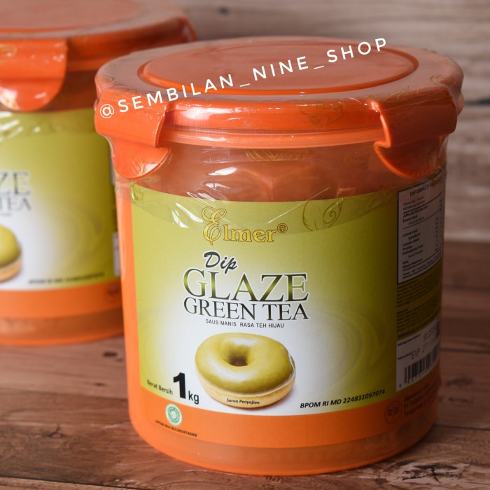 

ELMER GREEN TEA DIP GLAZE 1 Kg C4 saus teh hijau kilap