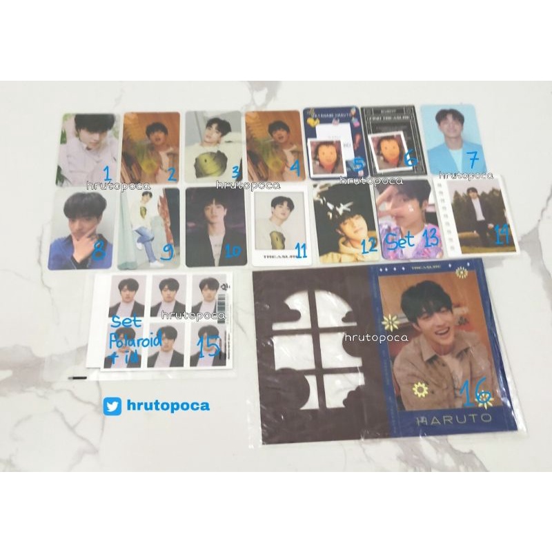 haruto treasure pc photocard mainan orange baby black mamba welcol kebon kebun tengklek Treasure ch 