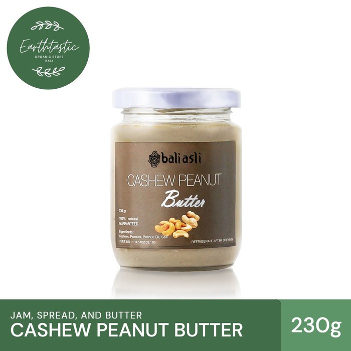 

Bali Asli Cashew Peanut Butter / Selai Kacang Mete 230gr