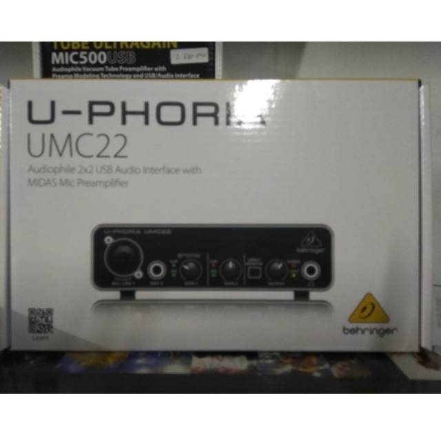Behringer UMC22 soundcard