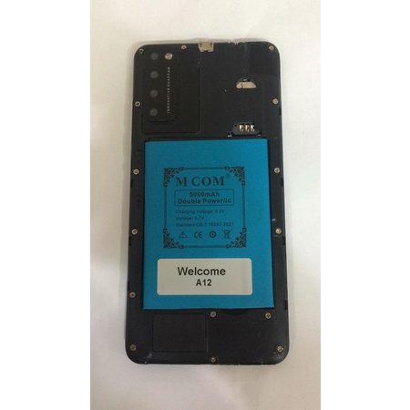Battery Batere Batre Baterai Double Power Mcom Welcome A12