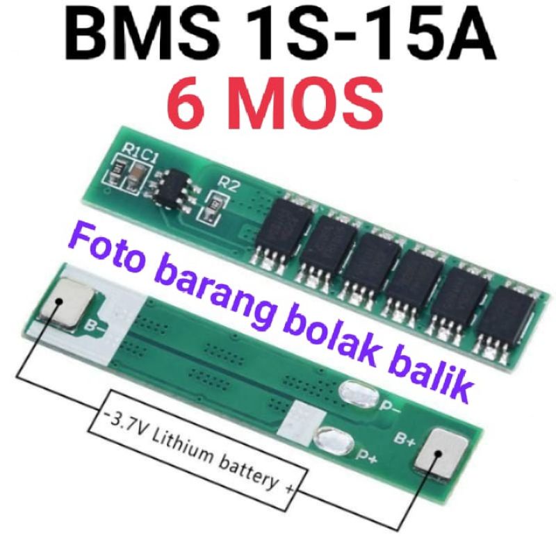 BMS 1S 15A 3.7V.