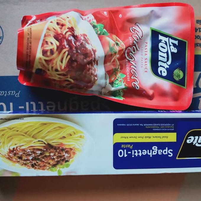 

Terlaris# La Fonte Spaghetti 225 Dan Saus Pasta Bolognese 315Gr