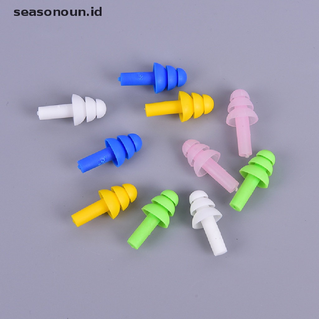 5 Pasang Earplugs Bahan Silikon Untuk Berenang