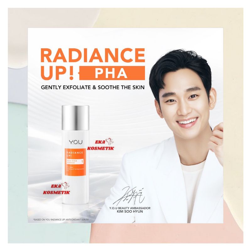 ❣️ EKA KOSMETIK ❣️ Y.O.U Radiance Up Pure CICA Essence 100ml
#TermurahHanyaDiEkaKosmetikCirebon