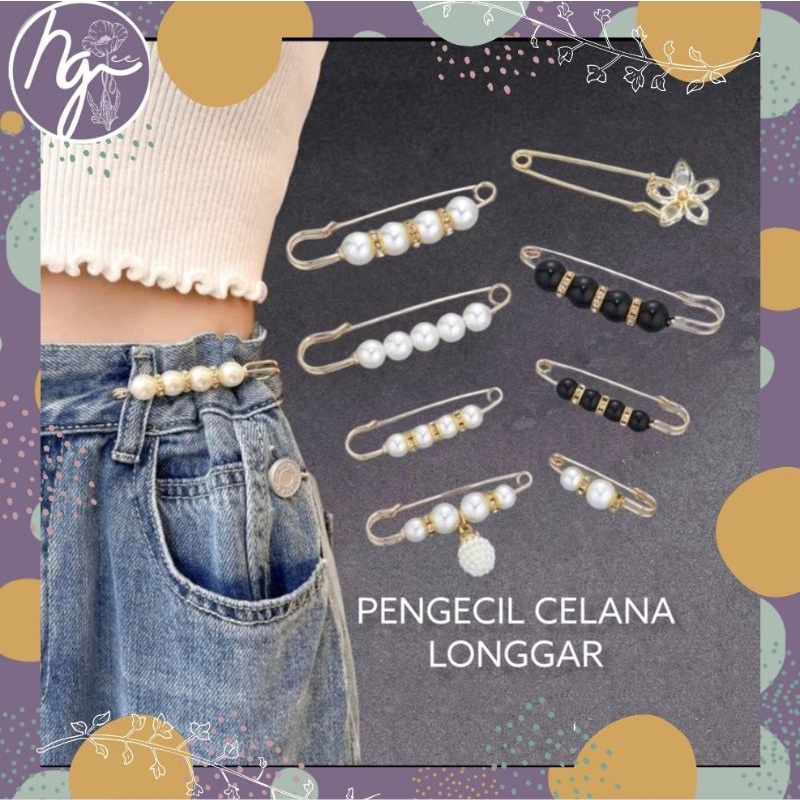 Peniti Kancing Pengecil Jeans Pengecil Lingkar Pinggang Pin Pengecil Celana