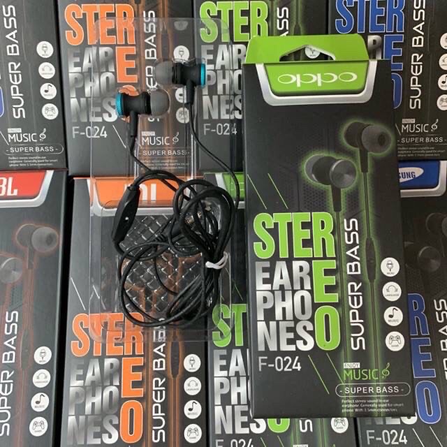 HEADSET SUPER BASS F-024 HEADSET UNIVERSAL BISA SEMUA HP