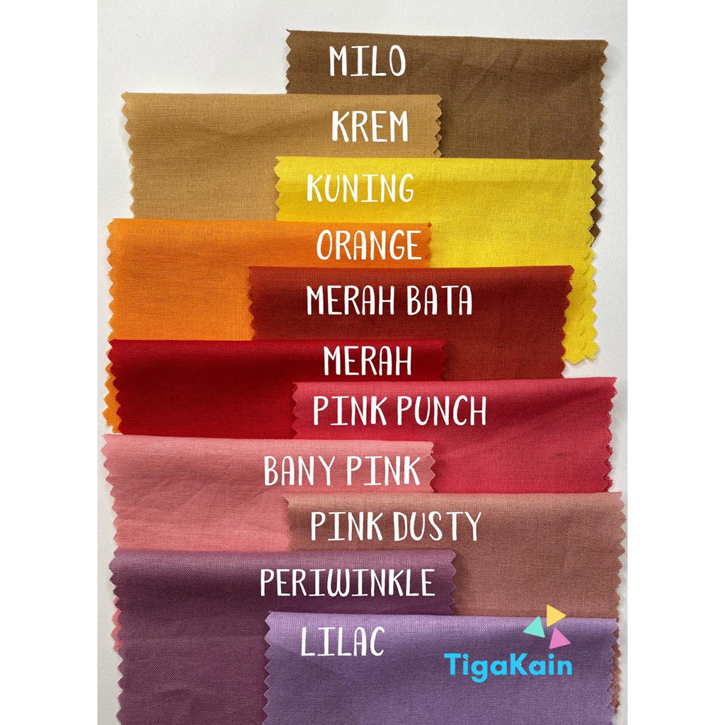 1 Meter Bahan Katun Paris Kain Katun