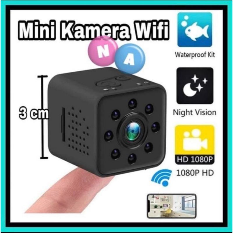 HT - KAMERA MINI WIFI WATERPROOF ANTI AIR DULL HD - Mini Ip Cam Wifi SQ23 - *memory 32Gb/64Gb