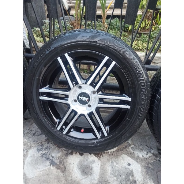 4 Velg R15 PCD 100 velg only Brio calya sigra mobilio jazz yaris etios vios picanto rio wagon