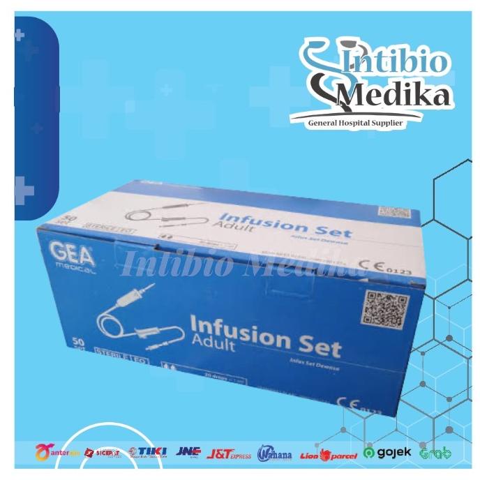 Infuset GEA dewasa/ set infus GEA Makro per BOX