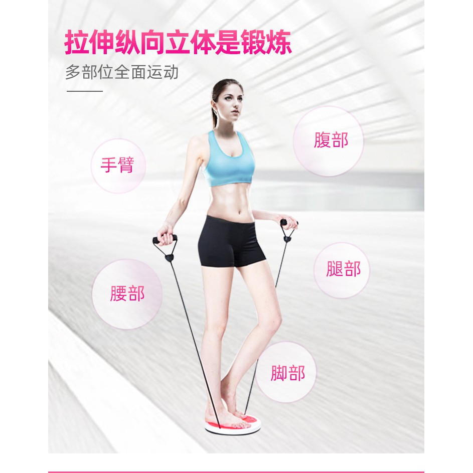 Alat Olahraga Putar Pelangsing Tubuh Waist Twisting Magnetic Gym