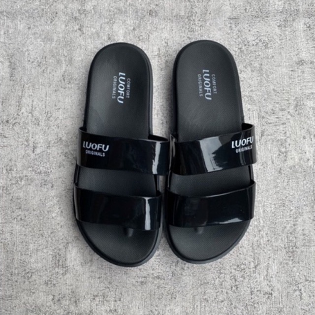 Sandal Selop Dobel Tali Loufu 7199 Doff