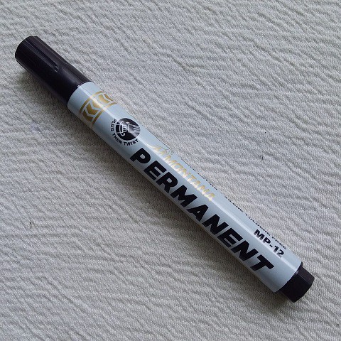 

Spidol Permanen HITAM BIRU MERAH - Permanent Marker Label Random