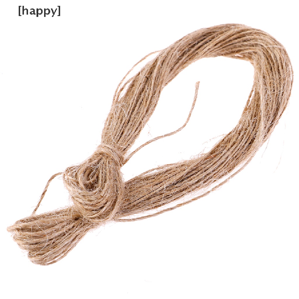 Ha 100pcs Labelhang Tag Bahan Kertas Kraft Desain Tulisan Handmade With Love Dengan Tali 20m