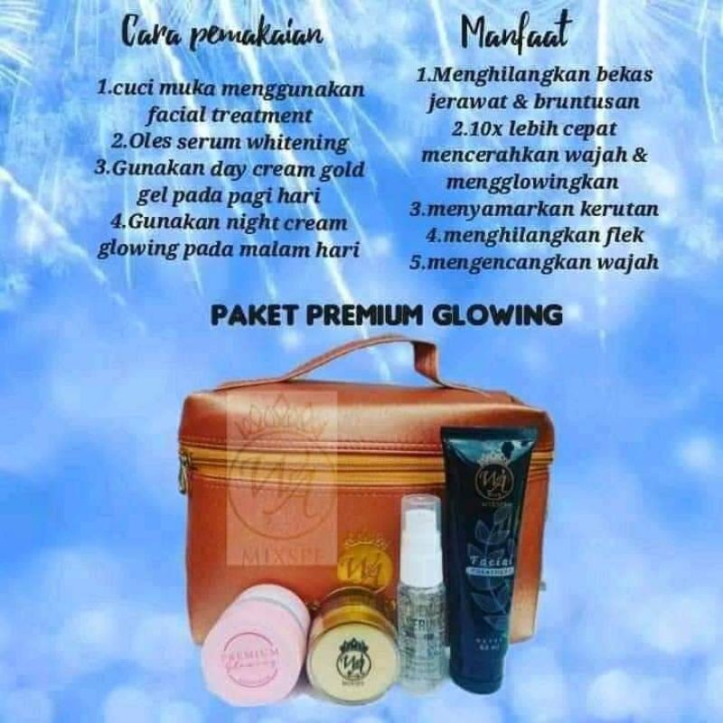 PAKET PREMIUM GLOWING - WA BEAUTY