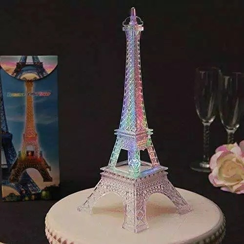 Lampu Tidur Hias Paris LED Romance Eiffel Tower - Dekorasi Pajangan Meja Samping