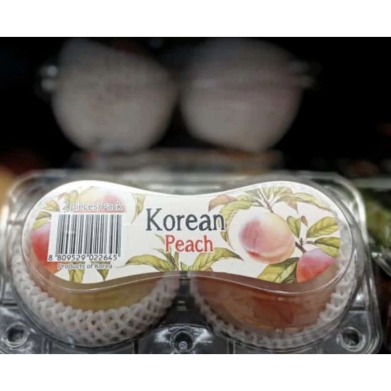 

Peach White Korea isi 2 pcs /pack