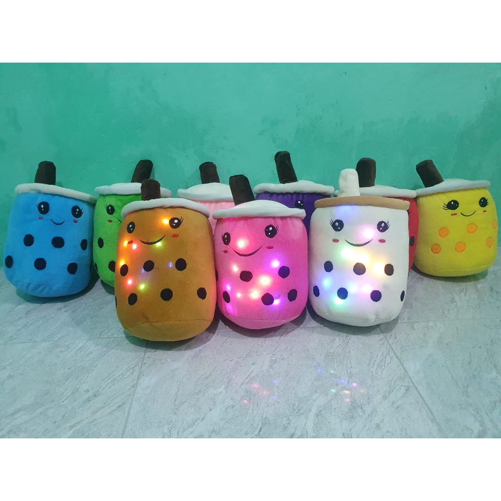 TERBARU boneka boba LED lucu ( uk L)