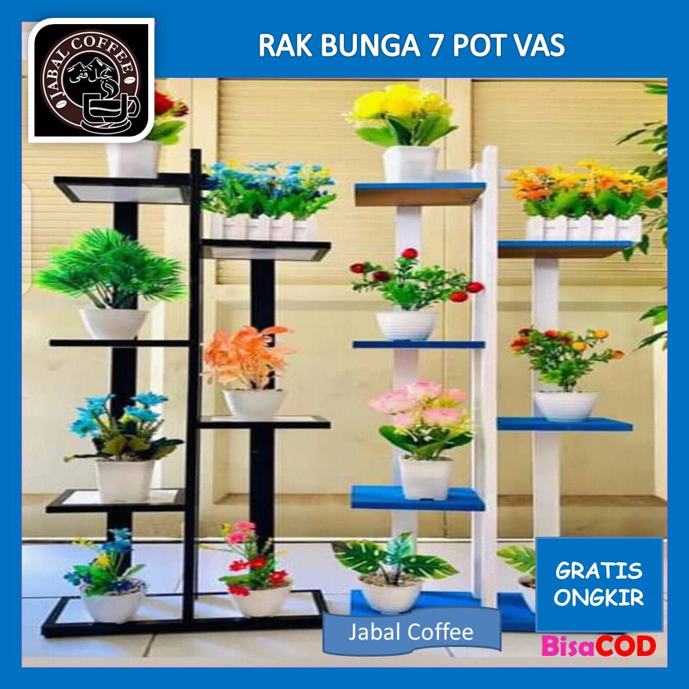 Rak Bunga Minimalis / Rak Gantung Bunga / Rak Tanaman Hias Dudukan Pot Tempat Vas