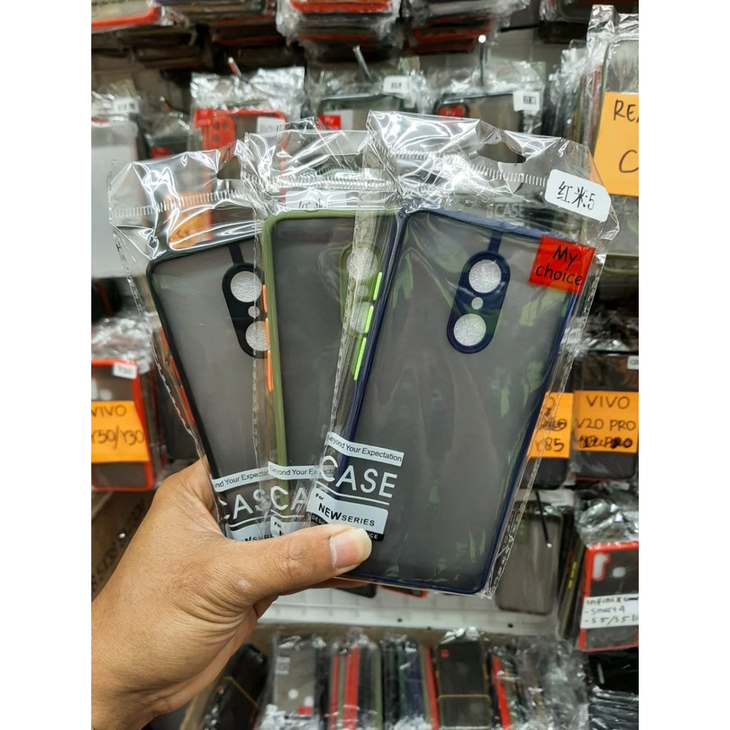 HARDCASE MATTE DOFF FUZE EVOLUTION REDMI 5 TPU SLIMVISEAON